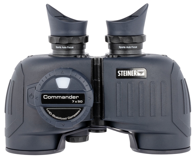 Picture of  Steiner 2305 Commander W/Compass 7X50mm Porro Prism Black Rubber Armor 840229101214