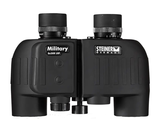 Picture of  Steiner 2680 M830r Laser Rangefinder 8X 30Mm Mil Radian Ranging Reticle, Floating Prism Auto Focus, Black Makrolon W/Rubber Armor 840229102211