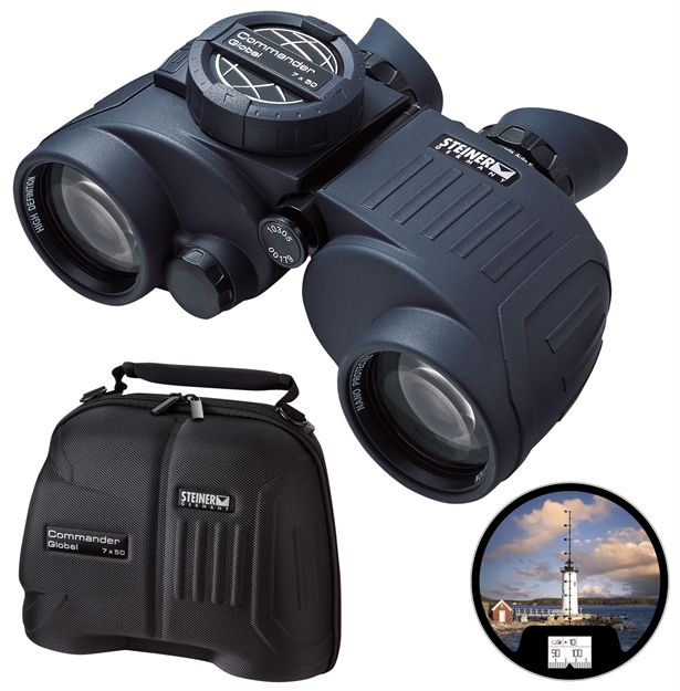 Picture of Steiner 4961 Commander Global 
7X 50Mm 392 FT @ 1000 Yds Fov Black