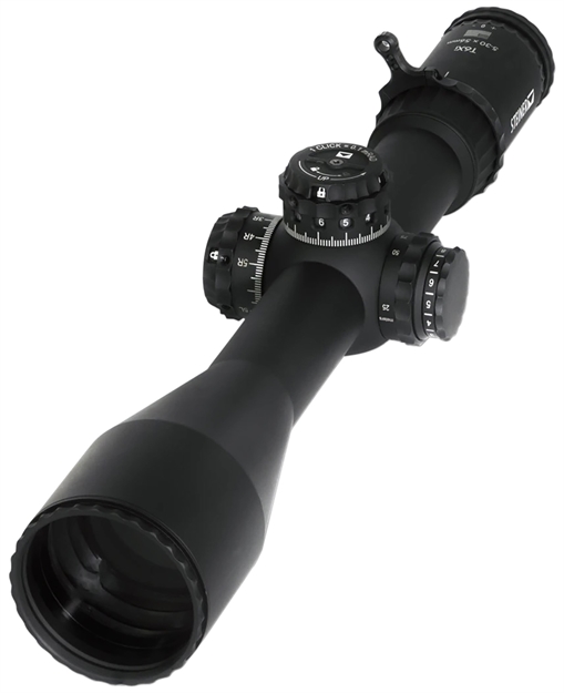 Picture of  Steiner 5125 T6xi  Black 5-30X56mm 34Mm Tube Illuminated Scr2 Mil Reticle Features Throw Lever