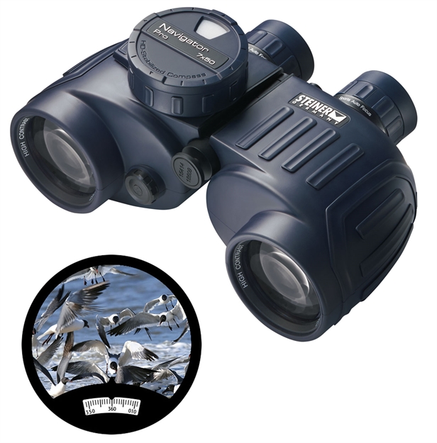 Picture of Steiner 7155 Navigator Pro C 7X 50Mm 370 FT @ 1000 Yds Fov Black