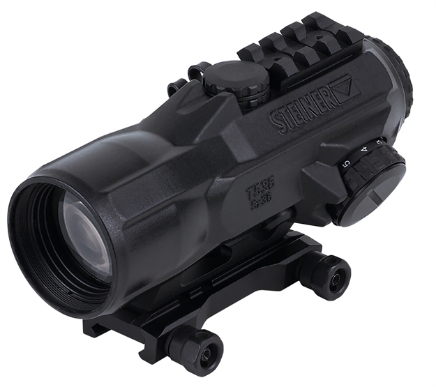 Picture of  Steiner 8798556 T536 T-Sight 5.56 Matte Black 5X32mm Illuminated Red Rapid Dot 5.56 Reticle