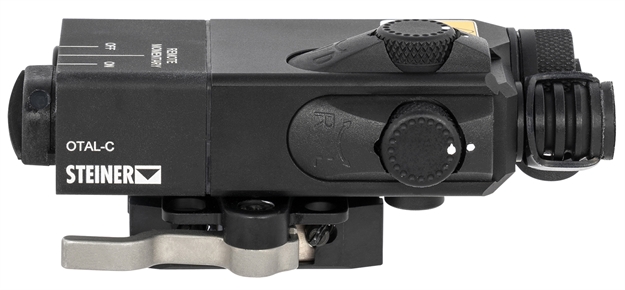 Picture of  Steiner 9056 Otal-C IR Laser 0.7Mw, 850Nm Wavelength IR Pointer With Black Finish & QD HT Mount 381890566