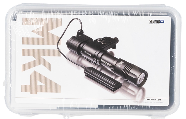 Picture of Steiner 9072 Mk4 Battle Light 500 Lumens Led Black Cr123