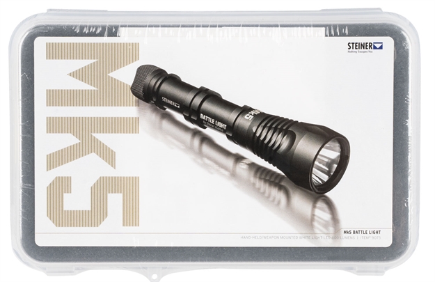 Picture of Steiner 9073 Mk5 Battle Light 800 Lumens Led Aluminum Black Cr-123