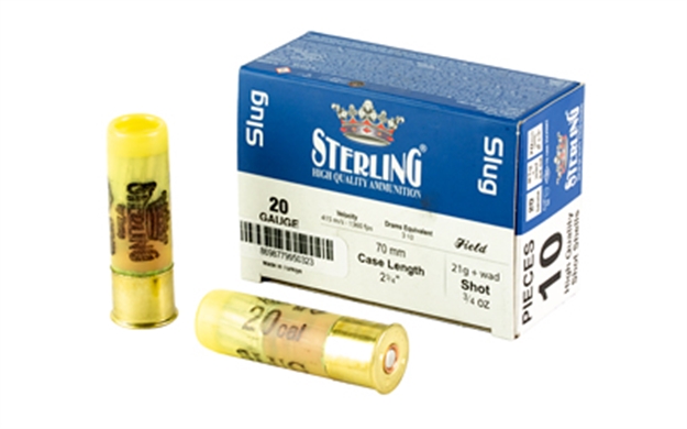 Picture of Sterling Big Game 20Ga Slug 10/200 8698779950323