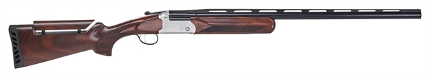 Picture of  Stevens 23222 555 Trap 12 Gauge 3" 1Rd 30" Vent Rib Barrel, Silver Aluminum Receiver,  Turkish Walnut Fixed Adjustable Comb Stock Ambidextrous