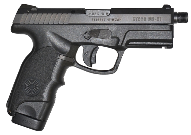 Picture of Steyr 39.723.2Ksd M9-A1tb Double 9Mm 4.5" 17+1 Black Polymer Grip