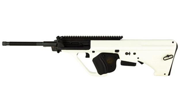 Picture of  Steyr Arms Augm1whinatolca Aug A3 M1 Nato *Ca Compliant 5.56X45mm Nato 10+1 20" Pinned & Welded, Black Rec, White Fixed Bullpup Stock, Paddle Grip, Extended Pic Rail (Ar Style Mag) 688218739532