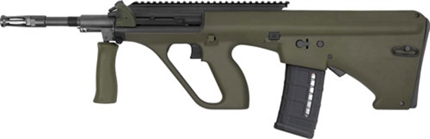 Picture of Steyr Aug A3 M1 5.56/223 16" 30Rd Green W/Ext Rail Nato AUGM1GRNEXTNATO 688218739457