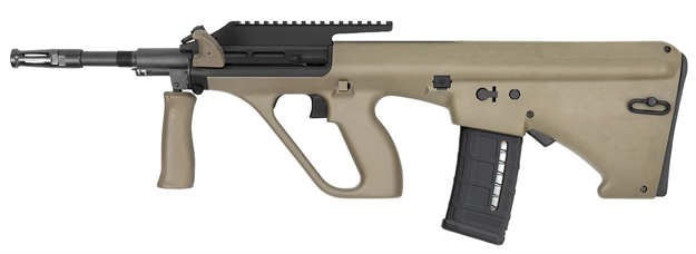 Picture of Steyr Augm1mudnatol Aug A3 M1 With High Rail Semi-Automatic 223 Rem/5.56 Nato 16.38" 30+1 Mud Fixed Bullpup Synthetic Stock Black Aluminum Receiver