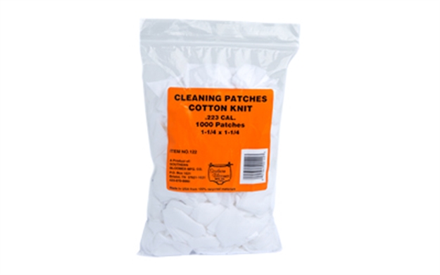 Picture of  Southern Bloomer 122 Cleaning Patches  223 Rem,5.56X45mm Nato Cotton 1000 Per Bag 025641001223