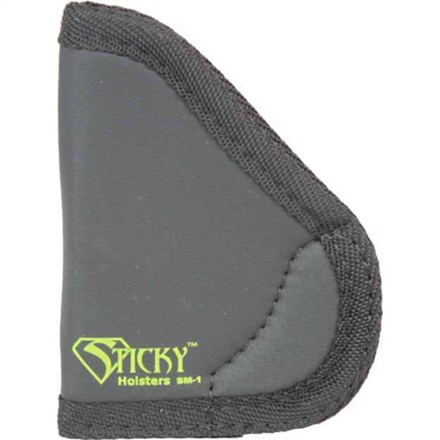 Picture of  Sticky Holsters Sm1 Sm-1  Iwb Size 1 Black/Green Latex Free Rubber Fits Beretta Tomcat/Bobcat Fits 2.40-2.75" Barrel Ambidextrous 858426004009