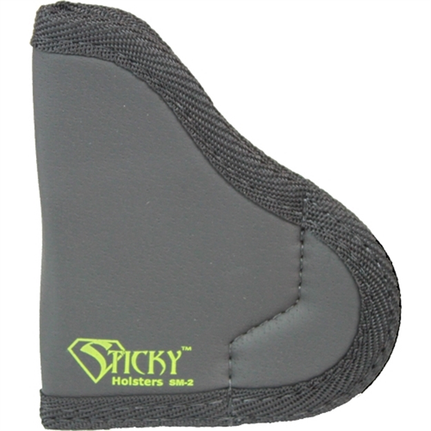 Picture of  Sticky Holsters Sm2 Sm-2  Iwb Size 2 Black/Green Latex Free Rubber Fits Ruger Lcp/.380 Semi-Auto/Taurus P238 Fits UP TO 2.50" Barrel Ambidextrous 858426004016