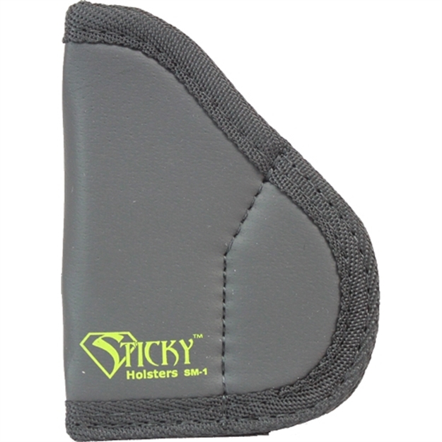 Picture of Sticky Holsters Sm1naa Sm-1  Iwb Size 1 Black/Green Latex Free Rubber Fits Naa Black Widow Fits 1.25-2.75" Barrel Ambidextrous SM1 NAA 858426004559