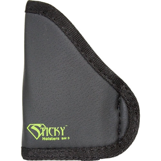 Picture of  Sticky Holsters Sm5modlas Sm-5  Size 5, Black Cordura/Foam, Compatible W/Glock 42 W/Laser, Sig P938 W/Laser, Right Hand