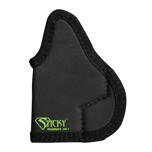 Picture of  Sticky Holsters Or1 Or-1  Black/Green Latex Free Rubber Fits Sig P938/Kimber Micro 9 Ambidextrous