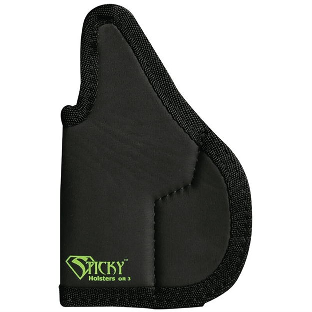 Picture of  Sticky Holsters Or3 Or-3  Black/Green Latex Free Rubber Fits Sig P365xl Ambidextrous