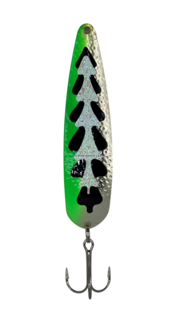 Picture of Stinger Stinger Magnum Spoon, Lightweight Trolling Spoon, 4.75", .6 Oz., #2/0 Vmc Hooks, Natural Born Killer