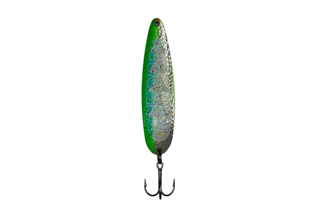 Picture of Stinger Stinger Spoon, Lightweight Trolling Spoon, 3.75", .3 Oz., #2 Vmc Hooks, Green Wiggler