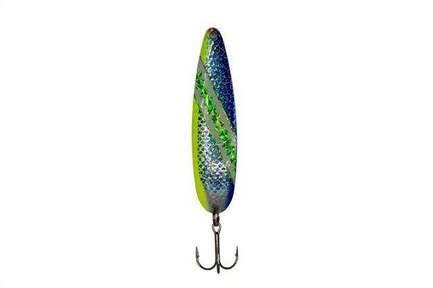 Picture of Stinger Stinger Spoon, Lightweight Trolling Spoon, 3.75", .3 Oz., #2 Vmc Hooks, Modified Blue Dolphin