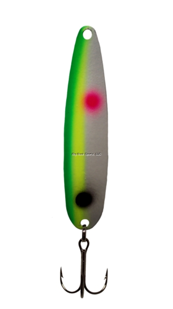 Picture of Stinger Stinger Spoon, Lightweight Trolling Spoon, 3.75", .3 Oz., #2 Vmc Hooks, Yellow Tail