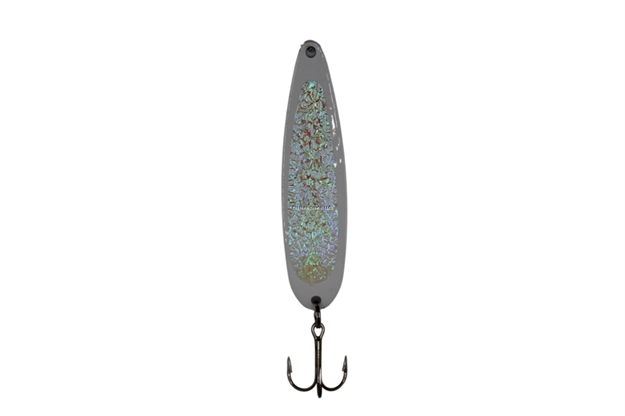 Picture of Stinger Stingray Spoon, Lightweight Trolling Spoon, 4.25", .4 Oz., #1 Vmc Hooks, Glo Icicle