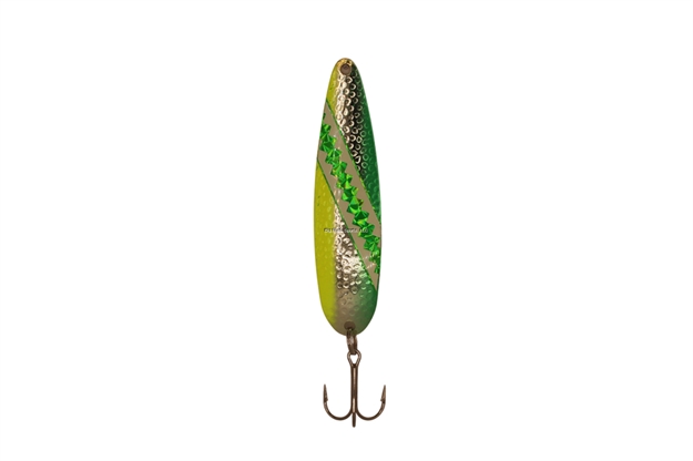 Picture of Stinger Stingray Spoon, Lightweight Trolling Spoon, 4.25", .4 Oz., #1 Vmc Hooks, Green Dolphin