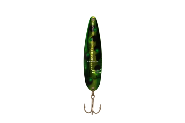 Picture of Stinger Stingray Spoon, Lightweight Trolling Spoon, 4.25", .4 Oz., #1 Vmc Hooks, Nuclear Green