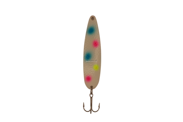 Picture of Stinger Stingray Spoon, Lightweight Trolling Spoon, 4.25", .4 Oz., #1 Vmc Hooks, Wonderbread Super Glow