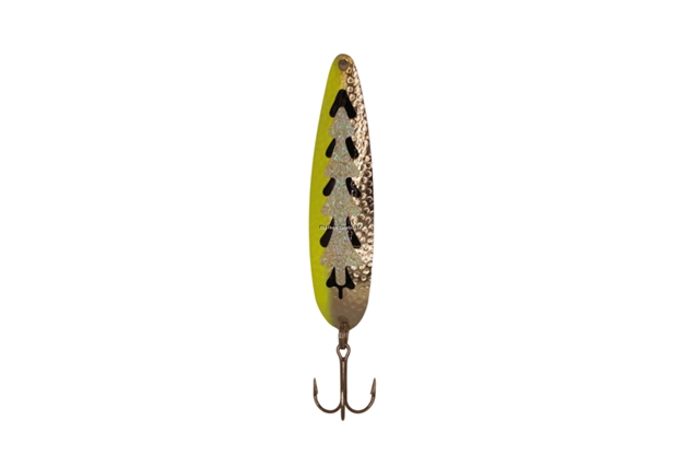 Picture of Stinger Stingray Spoon, Lightweight Trolling Spoon, 4.25", .4 Oz., #1 Vmc Hooks, Yellow Killer
