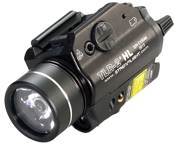 Picture of  Streamlight 69261 Tlr-2 HL Gun Light  Black Anodized 1,000 Lumens White Led Red Laser