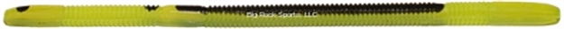 Picture of Stopper Bass Stopper Rigged Worm, 5 1/2",  3 Hooks, Char/Black