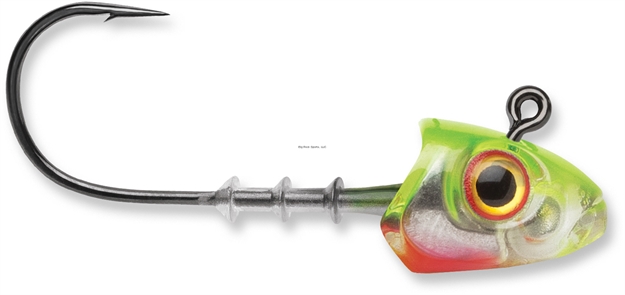 Picture of Storm 360Gt Jig Head, 2.5", 3/32Oz Jig, Rattling, #2 Hook, Chartreuse Ice