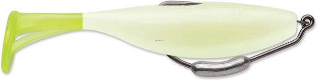 Picture of Storm 360Gt Largo Shad Hook Swimbait, 1/8 Oz, 3", #3/0 Hook, Glow/Chartreuse Tail