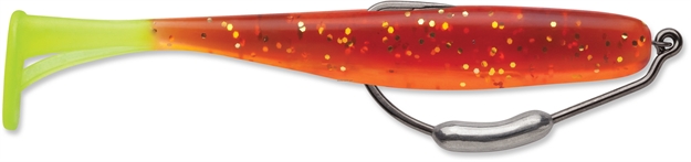 Picture of Storm 360Gt Mangrove Minnow Hook Swimbait, 1/8 Oz, 4", #4/0 Hook, Rootbeer/Chartreuse Tail