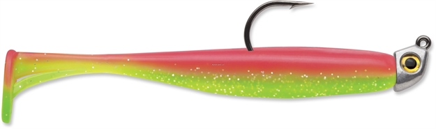 Picture of Storm 360Gt Mangrove Minnow Jig, 1/8 Oz, 3", #2/0 Hook, Electric Chicken