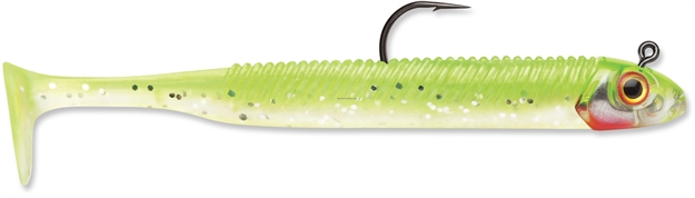 Picture of Storm 360Gt Searchbait Minnow, 2.5", 3/32Oz Jig, #2 Hook, 1 Rigged/2 Bodies, Chartreuse Ice