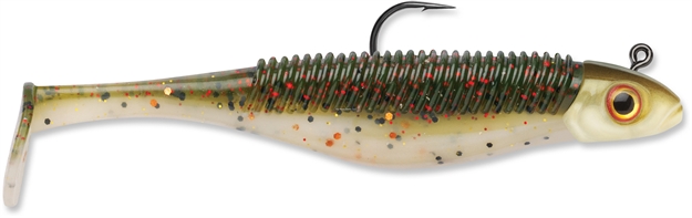 Picture of Storm 360Gt Searchbait Shad, Sinking, 4-1/2", 3/8Oz, #4/0 Hk, 1 Rigged Two Bodies, Houdini
