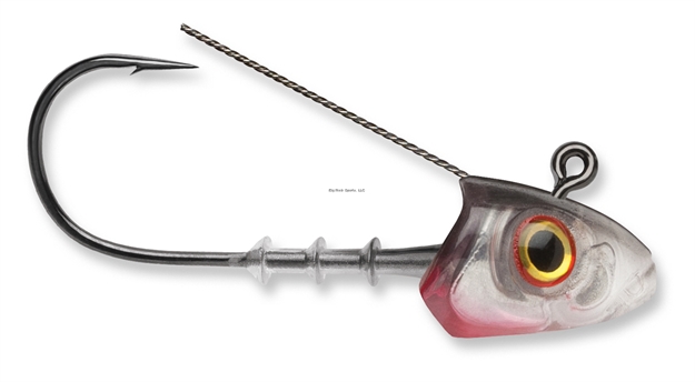 Picture of Storm 360Gt Searchbait Weedless Jig, Fits 4-1/2" Bodies, 1/4 Oz, 4/0 Hook, 2 Pack, Smokin' Ghost