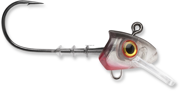 Picture of Storm 360Gt Swimmer Jig Head, Fits 3.5" Body Length, 1/8Oz Jig , #2/0 Vmc Coastal Black Hook, Smokin' Ghost