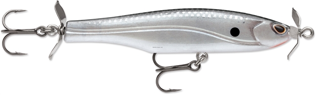 Picture of Storm Arashi Spinbait, Black Silver Shad   3-1/8"  1/3 Oz.