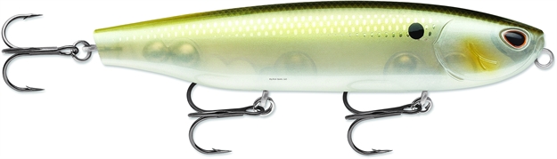 Picture of Storm Arashi Top Walker Topwater Lure W/Rattle, 5 1/8", 1 1/8 Oz, Green Gold Shad, Floating
