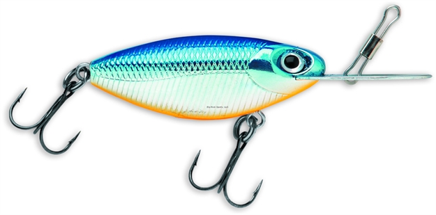 Picture of Storm Hot 'N Tot Madflash Trolling Crankbait, 2", 3/16 Oz, Blue Chrome Orange, Floating