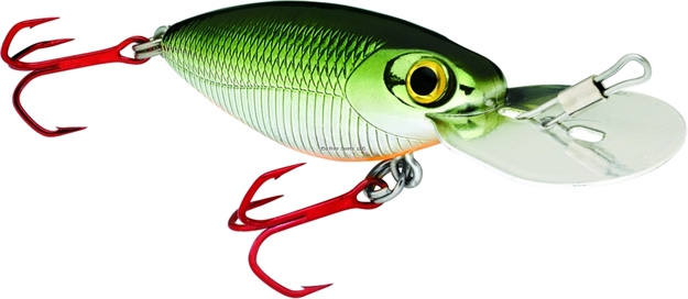 Picture of Storm Hot 'N Tot Madflash Trolling Crankbait, 2", 3/16 Oz, Green Chrome Orange, Floating