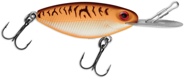 Picture of Storm Hot 'N Tot Madflash Trolling Crankbait, 2", 3/16 Oz, Mossy Orange Fire Uv, Floating
