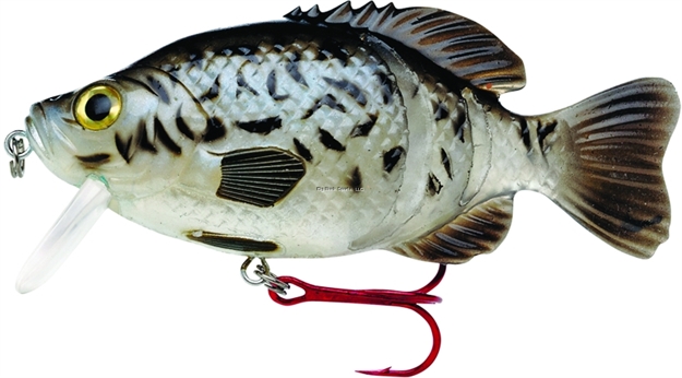 Picture of Storm Kickin' Slab Panfish Swimbait, 4", 1 1/8 Oz, Black Crappie, Sinking