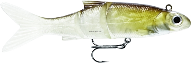 Picture of Storm Live Kickin' Minnow Segmented Swimbait, 4", 7/16 Oz, Ayu, Sinking