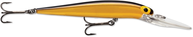 Picture of Storm Original Deep Thunderstick Crankbait, 4-3/8", 5/8 Oz, 10-24 Ft, #1 Hooks, Metallic Yellow Black Back