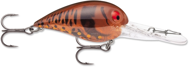 Picture of Storm Original Deep Wiggle Wart 05, Floating-Diving, 2", 7/16 Oz, #4 Trebles, Phantom Brown Orange Craw